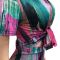 New fashion digital print V-neck long sleeved shorts two-piece set for women