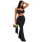 Fashionable women's sexy summer strapless strap pants set new