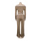 Commuting leisure one shoulder slanted collar elastic splicing high waist wide leg long pants long sleeves two pieces