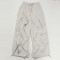 Elegant commuting workwear with patchwork lace lantern pants and ankle binding pants