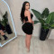 Fashion women's casual sexy strapless top and short skirt set new