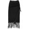 Fashion women's sexy suspender tassel top long skirt two-piece set