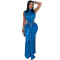 Fashionable women's sexy and elegant high neck bag arm split dress