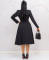 Elegant commuting waist cinched lapel elastic suit vest two-piece set