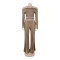 Commuting leisure one shoulder slanted collar elastic splicing high waist wide leg long pants long sleeves two pieces