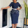 Dark blue + belt