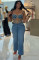 Women's denim tank top, Amazon cross-border women's fashion, sexy, spicy girl, shiny diamond adjustable top