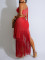 Women's dress with silky glossy fringe and off shoulder sexy dress