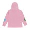 Star zipper pocket embroidered cartoon girl pullover hooded sweatshirt