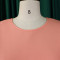 Summer short sleeved temperament round neck high waisted banquet evening dress foreign trade dress