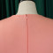 Summer short sleeved temperament round neck high waisted banquet evening dress foreign trade dress