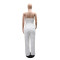Sleeveless camisole wide leg pants solid color slim fit comfortable jumpsuit women's clothing