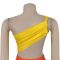 Fashionable women's summer sexy diagonal shoulder bag arm gradient dress