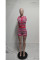 Women's sexy women's knitted shorts set