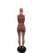Women's sexy women's knitted shorts set