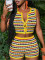 Women's sexy women's knitted shorts set