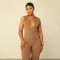 Sexy slim fitting fringe jumpsuit