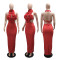 Hot selling dresses, sexy necklaces, big flower evening dresses, women's dresses