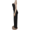 Fashionable women's casual sexy strapless metal buckle jumpsuit new
