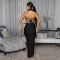 Hot selling dresses, sexy necklaces, big flower evening dresses, women's dresses