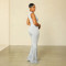 Sexy slim fitting fringe jumpsuit