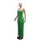 New sexy strapless solid color jumpsuit for foreign trade, fashionable and casual slim fit pants