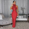 Hot selling dresses, sexy necklaces, big flower evening dresses, women's dresses