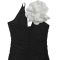 Fashion women's summer white flower suspender high-end dress