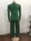Women's personalized line mesh splicing long sleeved sports and fitness jumpsuit