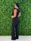 参考知识 15/1000  机翻 · 通用领域 Elegant and personalized chest line sleeveless wide leg jumpsuit