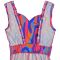 Fashionable women's elegant ruffled shoulder strap printed dress new
