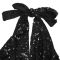 Fashion women's sexy backless sequined top and short skirt two-piece set