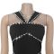 Fashionable women's elegant rhinestone high-end exquisite suspender dress