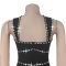 Fashionable women's elegant rhinestone high-end exquisite suspender dress