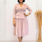 Women's autumn and winter women's suit collar temperament pleated skirt African dress