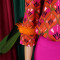Printed shirt wide leg pants two-piece set
