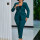 Peacock green + belt