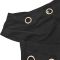 Fashionable women's sexy corns button off shoulder top, short skirt, two pieces