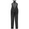Fashionable women's elegant solid color rhinestone high-end slim fit jumpsuit