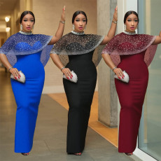 New foreign trade dress with cloak two-piece set for women's clothing