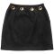 Fashionable women's sexy corns button off shoulder top, short skirt, two pieces