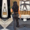 Fashion women's casual sleeveless crop top and pants two-piece set