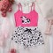 Sensational pajama women's slim shoulder strap seductive camisole skirt nightgown