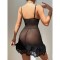 Sexy and erotic sleepwear, women's lace seductive camisole skirt, nightgown