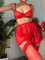 Sexy lingerie set, lace bra, pure desire style, red lingerie set