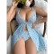 New plus size sexy and erotic clothes temptation pajamas floral nightgown lace backless camisole dress camisole