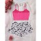 Sensational pajama women's slim shoulder strap seductive camisole skirt nightgown