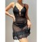 Sexy and erotic sleepwear, women's lace seductive camisole skirt, nightgown