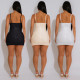 Fashionable Women's Sexy Strapless Pearl Sequin Dress Short Skirt