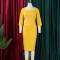 New Fashion Solid Color Hip hugging OL Thongler Pencil Skirt Dress
